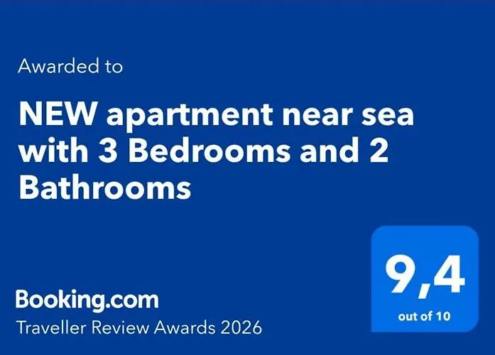 Appartement New Large App Near Sea, Cozy 3 Bedrooms And 2 Bathrooms Pula